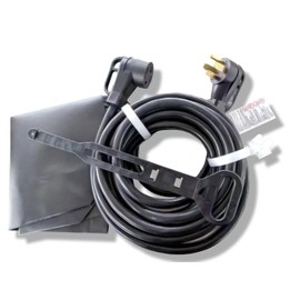 Extension Cord NEMA 14-30P Male Plug to 14-30R Female,Heavy Duty with Grip Handle Cord 30 Amp 4 Prong 125/250V Suit for RV&EV Charging.ETL Listed 25 FT