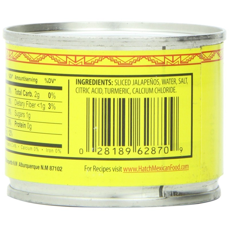 Hatch Chile Company Hatch Nacho Sliced Jalapenos, 4-Ounce (Pack of