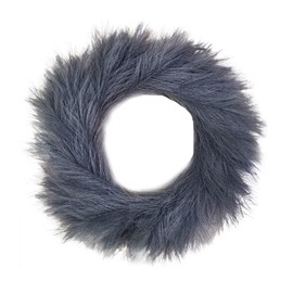 Simulation Reed Wreath Artificial Pampas Grass Wreath for Front Door Wall Decoration