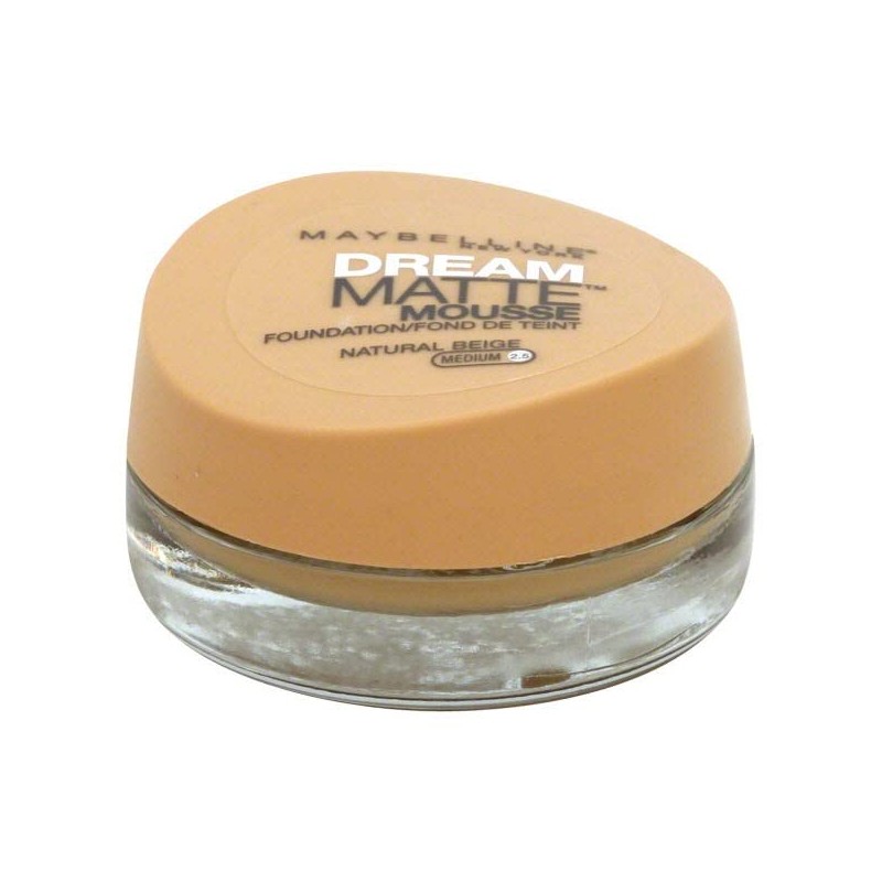 Maybelline New York Dream Matte Mousse Foundation, Natural Beige, 0.64