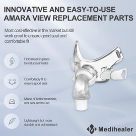Medihealer Replacement Frame Elbow Set Compatible with Amara View| Including Frame & Elbow & Clips, Improved Design and Upgraded Material, Great Value Supplied