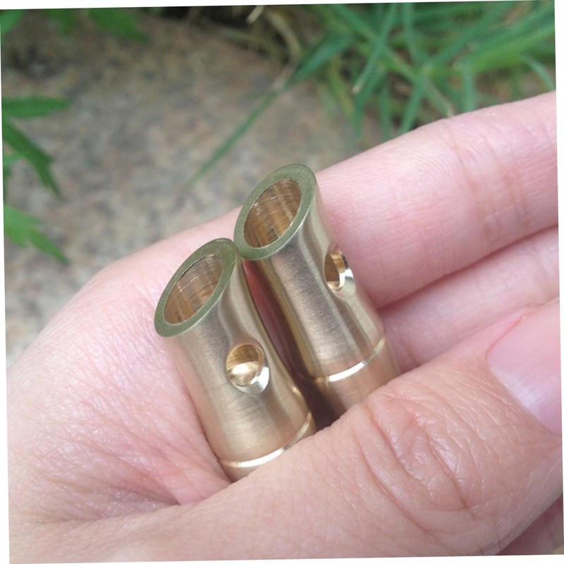 Kisangel 1pc High Decibel Brass Whistle Survival Whistle Emergency Whistle