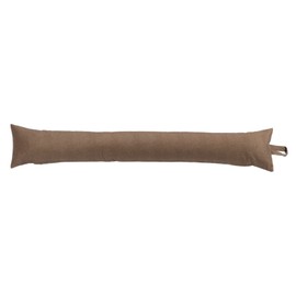 Classic Home Store Plush Faux Suede Draught Excluder Luxury Soft Extra Long Door Draft Stopper 4ft (Mushroom)