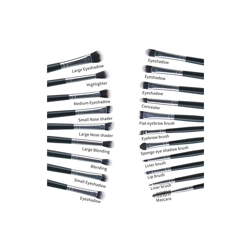 MSQ Eyeshadow Brushes Set 20pcs Makeup Eye Brushes Eyeshadow Blending
