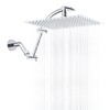 Hibbent All Metal cUPC Certified Rain Shower Head, 12'' High