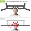SELEWARE Adjustable Joist-Mounted Pull Up Bar - Multifunctional Chin Up