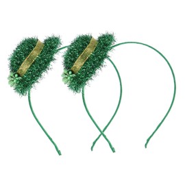 FOMIYES 2pcs Festive Headdress St Patrick's Hair Hoops Light Durable Party Headband for Adults Fun Celebration Accessories for Photos