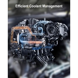 TIKSCIENCE Coolant Recovery Bottle Fit for Jeep Wrangler 2.0L L4 2019 2020 2021 2022 2023 Replace 68364312AC Engine Coolant Reservoir Bottle