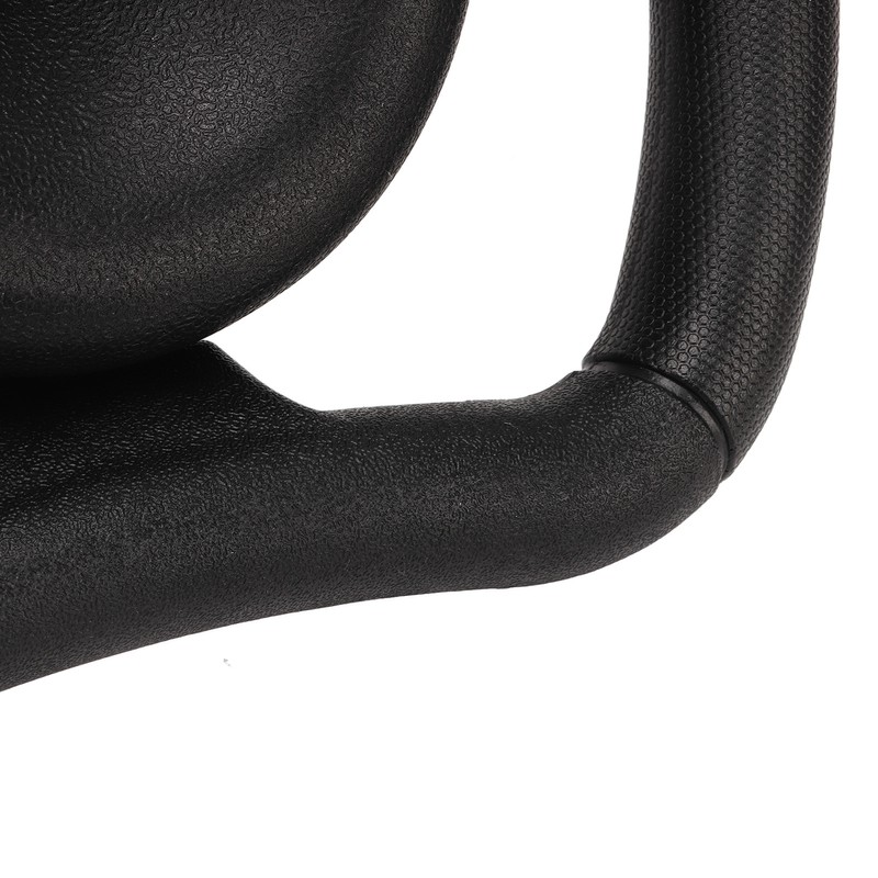 277mm Racing Steering Wheel with 135mm Adapter Black PU Universal