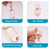 Koaudb Car Key Fob Cover with Keychain for VW, 3