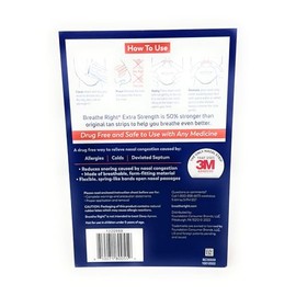 Breathe Right - Tiras nasales extra fuertes, 72 tiras
