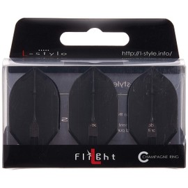 Darts Flight L – Style [Shines Tile] flight El Locket Black (Flight – Large L5 °C Rocket Black) | Champagne Ring corresponding flight