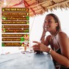 Tiki bar decorations Funny Tiki Bar Rules Sign Tiki Bar