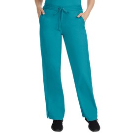 Healing Hands Scrub Pants for Women 2 Pocket Elastic Back Drawstring Pant Purple Label 9095 Taylor Teal XXS