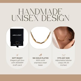 Trust - Proverbs 3:5-6 Christian Morse Code Necklace for Her | 18K Gold Plated Chunky Morse Code Necklace for Women | Women’s Religious Minimalist Gold Beaded Jewellery with Inspirational Bible Verse