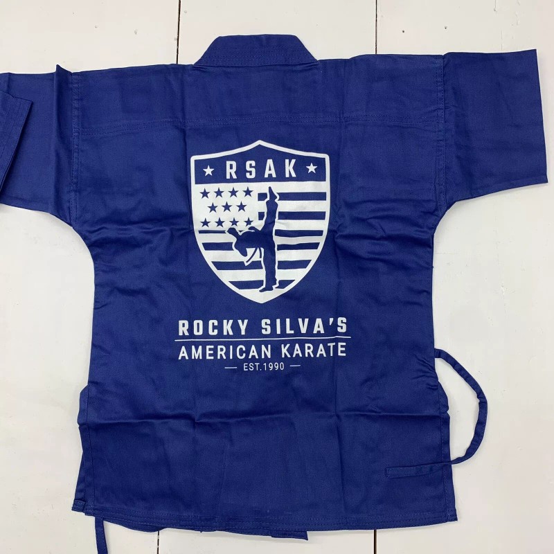 Bold Look Blue Martial Arts Gi Size 1