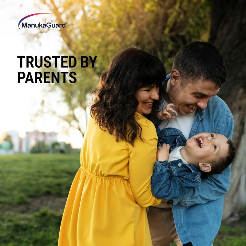 ManukaGuard Kids Daytime Manuka Honey Throat Syrup, MGO 400