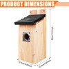 Behogan Hanging nesting box: 4.92 x 4.92 x 11.81 inch