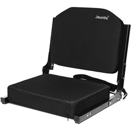 Stadium Seats for Bleachers, Bleacher Seats with Ultra Padded Comfy Foam Backs and Cushion, Wide Portable Stadium Chairs with Back Support and Shoulder Strap