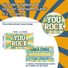 100 Pcs Multipack Appreciation Cards You Are Awesome Cards Positive Affirmation Cards Motivational Postcards Thank You Postcards Appreciation Gifts for Kids Teachers Student Nurse, 3.5 x 2 Inch
