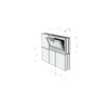 1408 Hopper Vent Window for Glass Blocks, Sheds, Cabins, Tiny