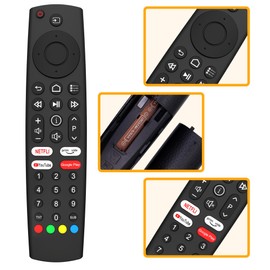 Remote Control for Grundig TV 32GHB6100 Compatible with Grundig TV 32GHB6100 40GFB6100 55VCE222 TS8187R3 TS8187R11 32GFH6610A 50GFU7800B 50GFU7990B 400B GFB610 00B 50VLX707LDL