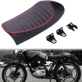 DREAMIZER Motorcycle Retro Driver Passenger Two Up Seat For Kawasaki KZ400 KZ650 W650 Z650