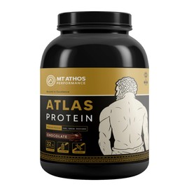 Mt. Athos Performance Atlas Chocolate Protein Powder | Goat Milk Whey with Casein Protein | 22 g Protein per Serving | Chocolate | 28 Servings