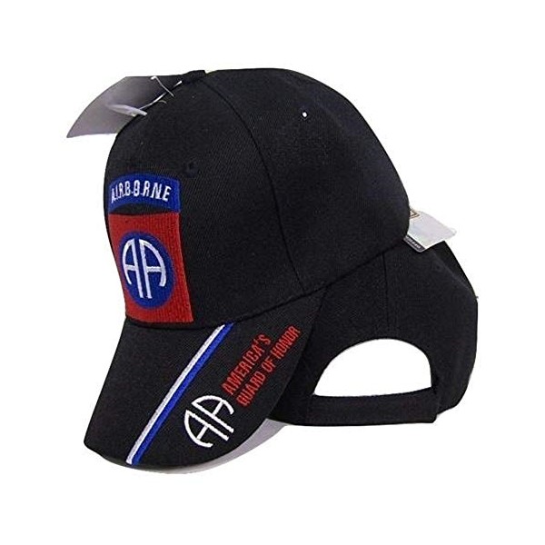 U.S. Army 82nd Airborne Guard of Honor Embroidered Black Baseball Cap Hat