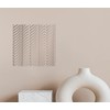 Lattice Panel with a Wave Decorative Design MDF Home &