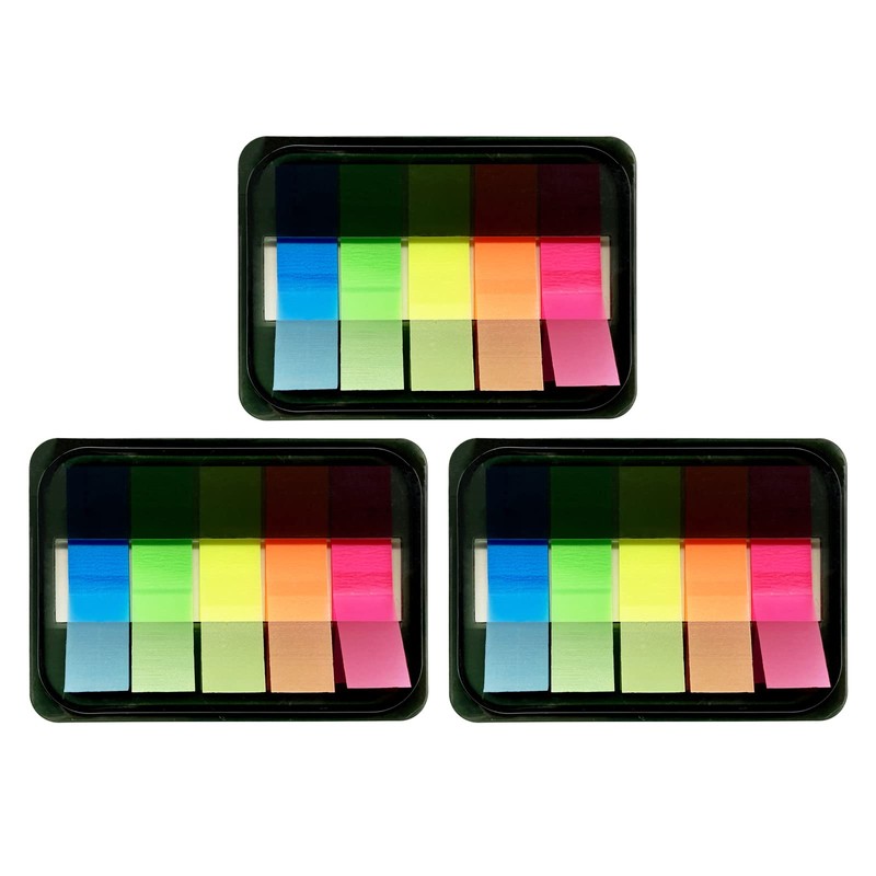 300PCS Sticky Index Tabs, Transparent Sticky Page Markers Notes, Book