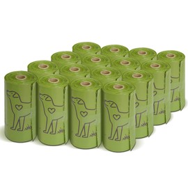 240 Count 13” x 9”Dog Poop Bags Rolls, Leakproof Strong & Sturdy Waste Bags for Doggie Cat Pet