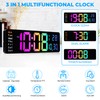 Sukeen Digital Wall Clock, 13" Digital Clock Wall Clock Digital