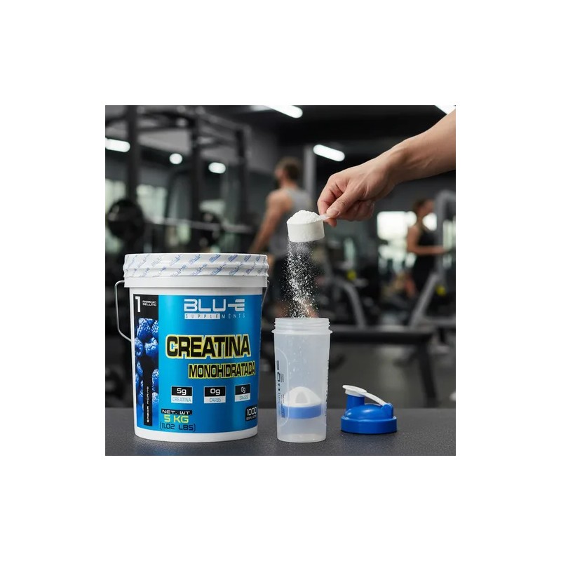 Creatina Monohidratada Blu-e 5kg Polvo Suplemento Fitness
