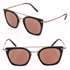 Oliver Peoples DACETTE Flat Sunglasses OV5370S Black Pink Rose Gold Mirror 5370