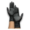 Guantes Nitrilo Uniseal Negro 000 Pzs Multiusos Resistente