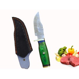 Japanese Boning Knife with sheath Household Meat Boning Small Kitchen Knife Portable Boning Meat Family Party Meat Cutter - Style: A-001