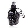 Accentra Skull Soap Dispenser with Liquid Soap - Black Chrome-Look