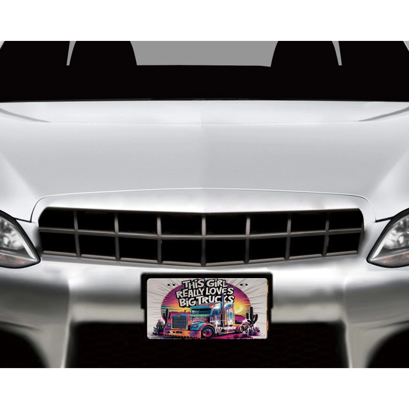 Twisted R Design This Girl Really Loves Big Trucks Front