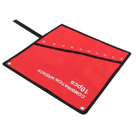 Wrench Roll Up Pouch, Tools Storage Bag, Multi Pocket Roll Up Tools Storage Bag Spanner Plier Wrench Holder Canvas Wrench Roll Organizer(10 mouths)