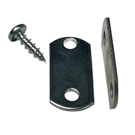 Canvas Clips for Picture Framing screws included 15 per pack ( Choose your offset size ) by E.H.C. (0/0 Flush)