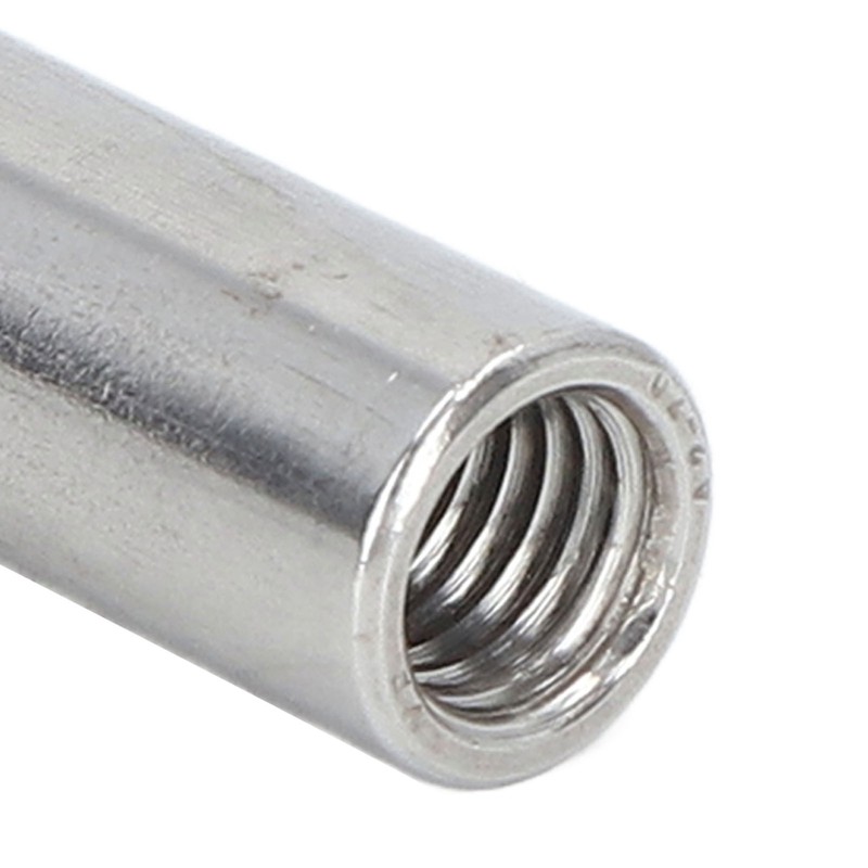10PCS Round Coupling Nuts 304 Stainless Steel Female Thread Cylindrical