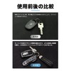 [SUVVNE] Suvuni Key Holder, Car Logo Key Chain, Suede, For