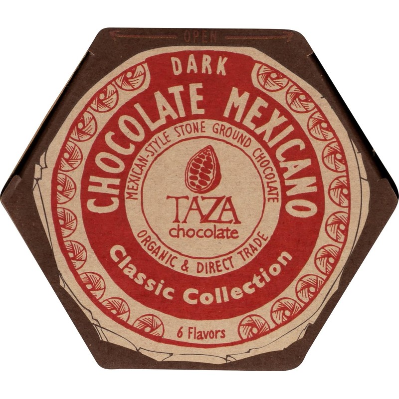 Taza Chocolate Organic Mexicano Disc Stone Ground, Classic Collection Variety
