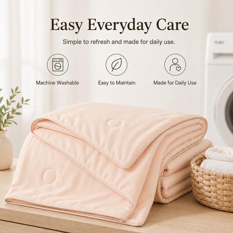 ECOCOTT Cooling Comforter for Hot Sleepers King Size, Q-Max 0.45