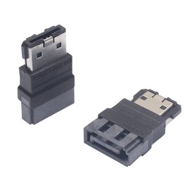 Duttek SATA to ESATA Adapter, Sata Adapter, ESATA 7Pin Female to Male Extende Connector. (2Pack)