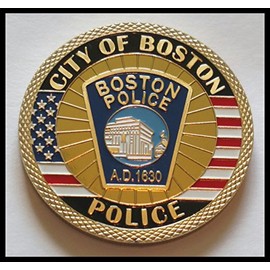 City of Boston Police Department Law Enforcement #47 Challenge Honor Coin
