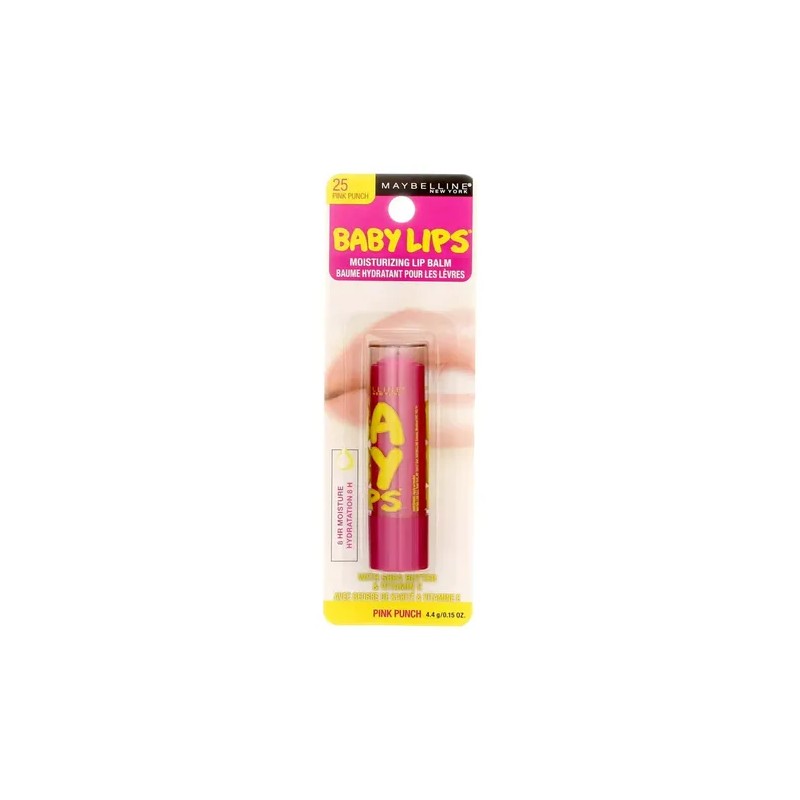 Bálsamo Labial Maybelline New York Hidratante Baby Lips Color Pink