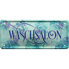 WOGEKA ART 2084 Retro Tin Sign - Laundry Room Bathroom - Funny Saying as a Gift Idea for Birthday Christmas Decoration 20 x 30 cm Vintage Design Metal