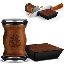 Rolling Knife Sharpener for Kitchen Knives, Diamond Roller Knife Sharpener Kit, Professional Magnetic Sharpening System, Circular Rolling Tumber with 4 Stage Fixed Angle Support 12° 15° 2° 25°